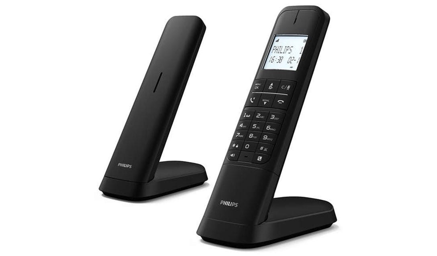 Philips M4702B/90 Cordless phone - Black