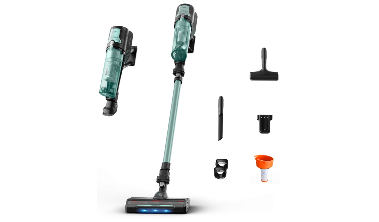Tefal X-Force 8.80 Cordless Handstick Vacuum - Teal Green & Black (TY1831)_1