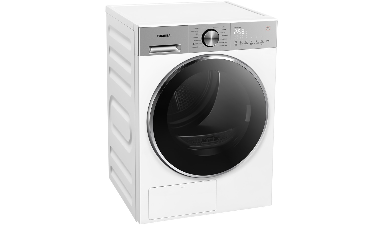 Toshiba 10kg Heat Pump Tumble Dryer - Fuji White (TD-T33B110HWS(WS))_2