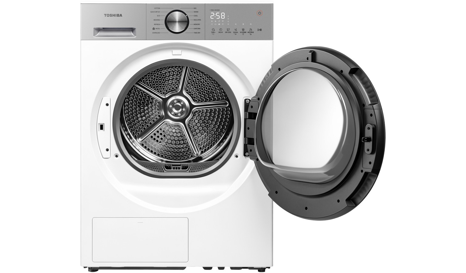 Toshiba 10kg Heat Pump Tumble Dryer - Fuji White (TD-T33B110HWS(WS))_3