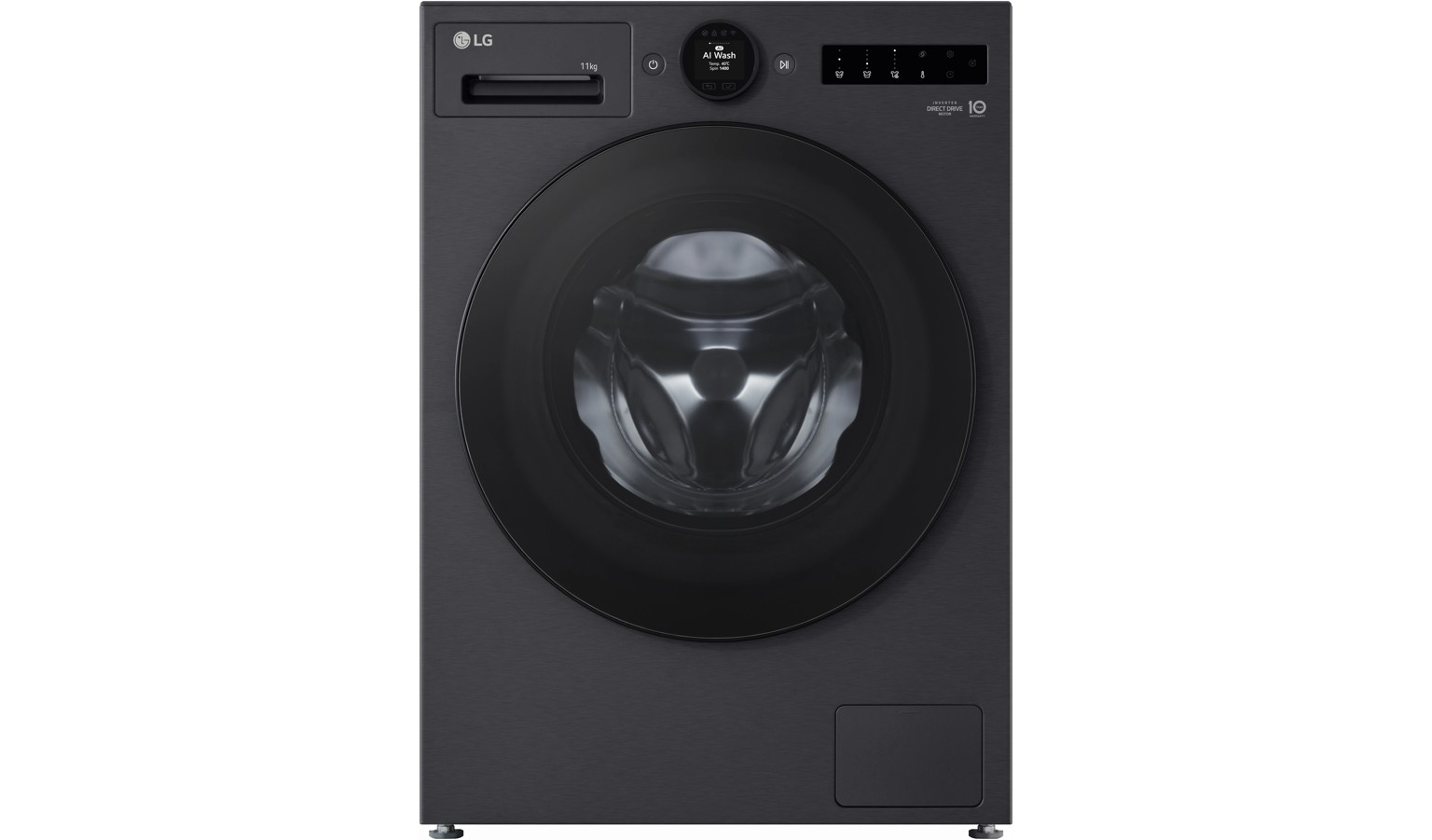 LG 11kg Front Load Washer - Matte Black (FX1411S3KA)