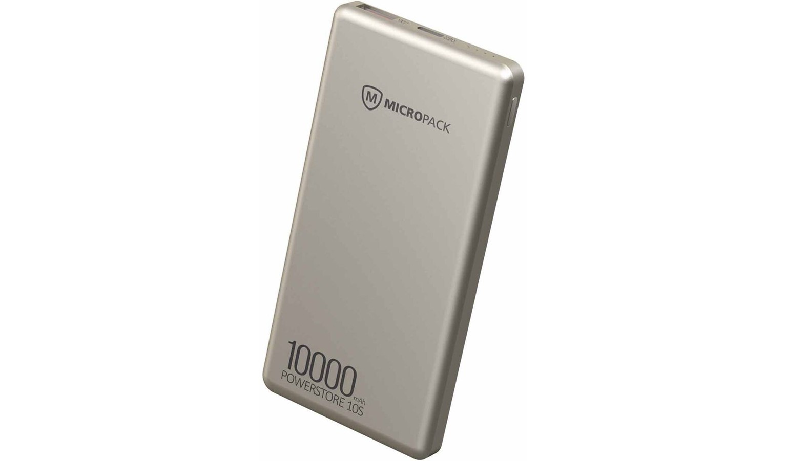 Micropack 10000mAh 2-in-1 Ultra Slim Fast Charging PD Power Bank - Titanium Gold (PB-10S-TI)_1
