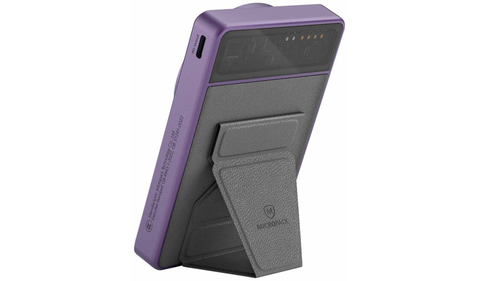 Micropack 10000mAh 3-in1 Fast Charging Magnetic Wireless Power Bank - Purple (WPB-310-PL)_2