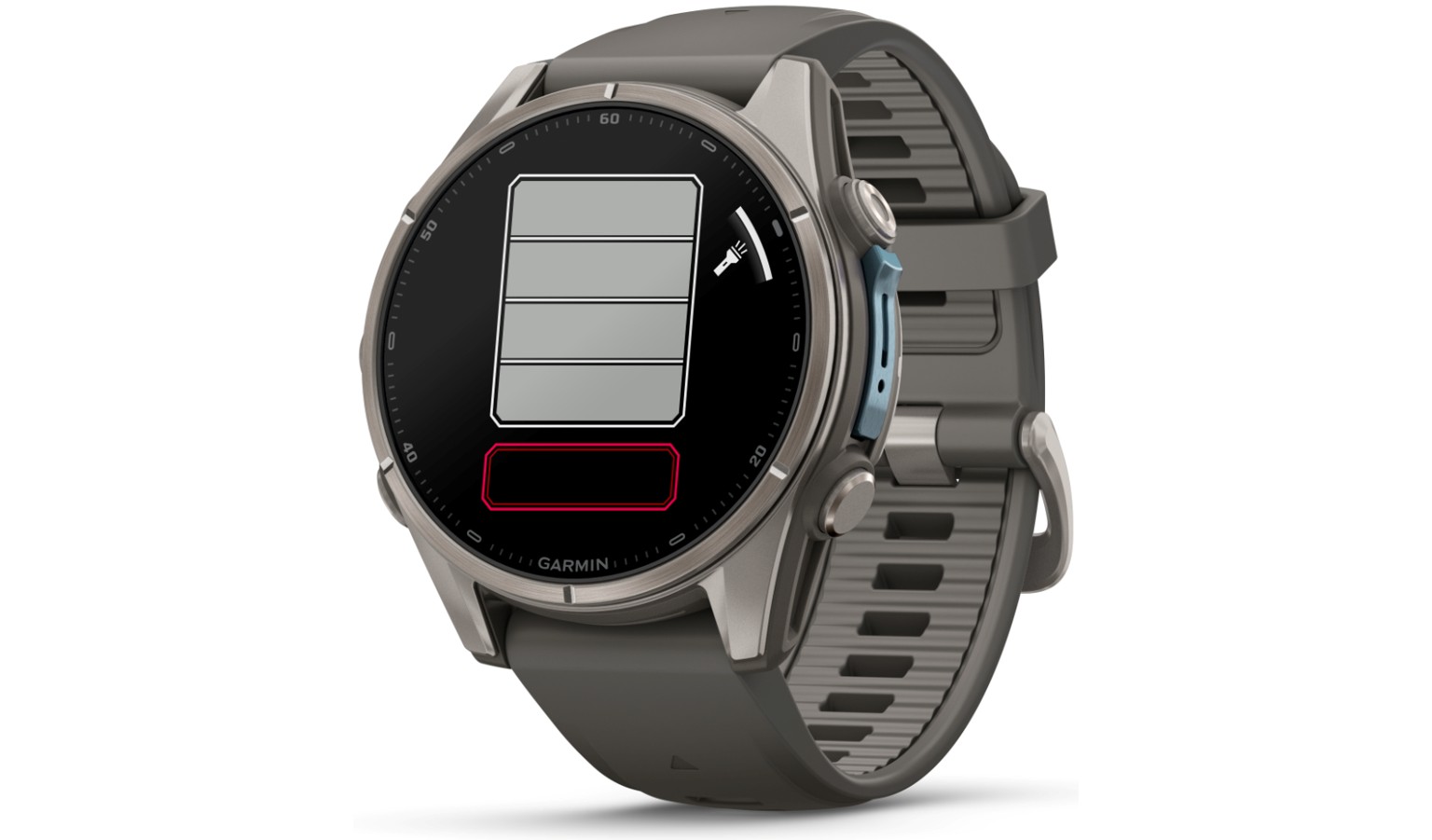 Garmin fēnix 9 - 43mm GPS Smartwatch - Titanium with Pebble Gray Silicone Band (GM-010-04761-15)_5