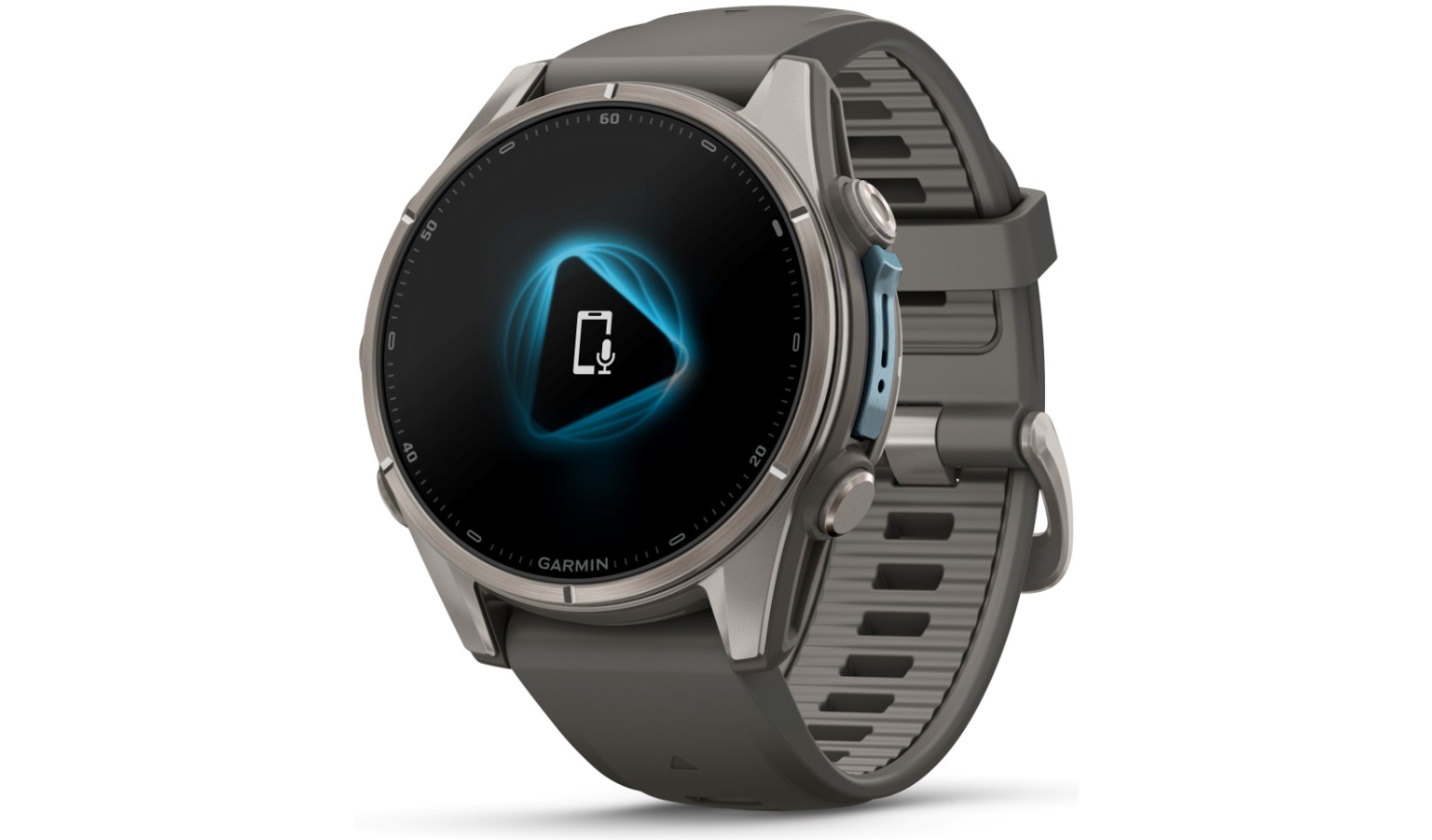 Garmin fēnix 9 - 43mm GPS Smartwatch - Titanium with Pebble Gray Silicone Band (GM-010-04761-15)_12