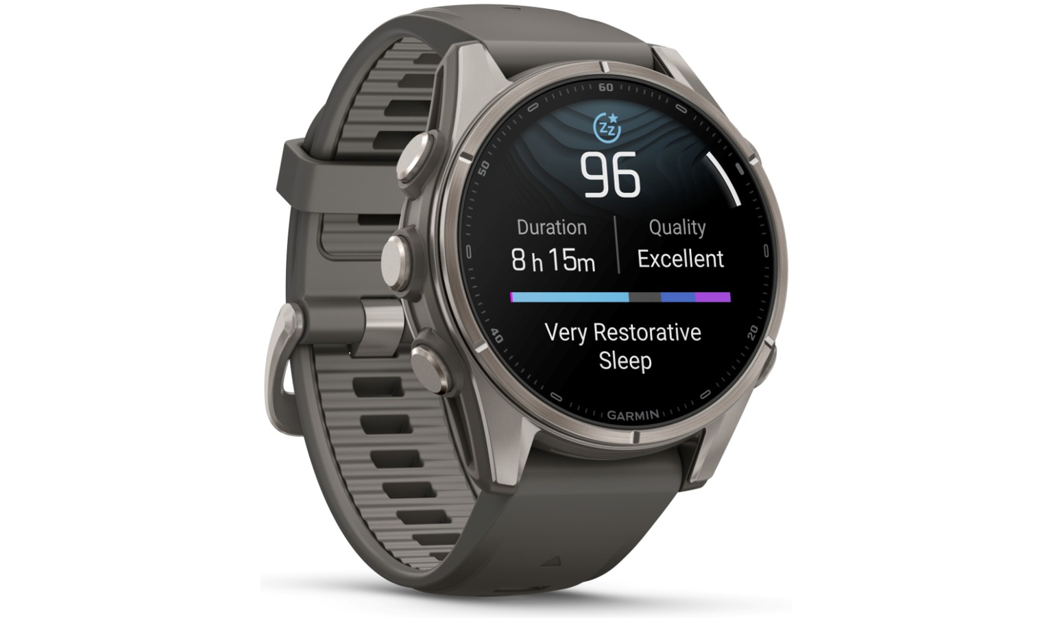 Garmin fēnix 9 - 43mm GPS Smartwatch - Titanium with Pebble Gray Silicone Band (GM-010-04761-15)_21