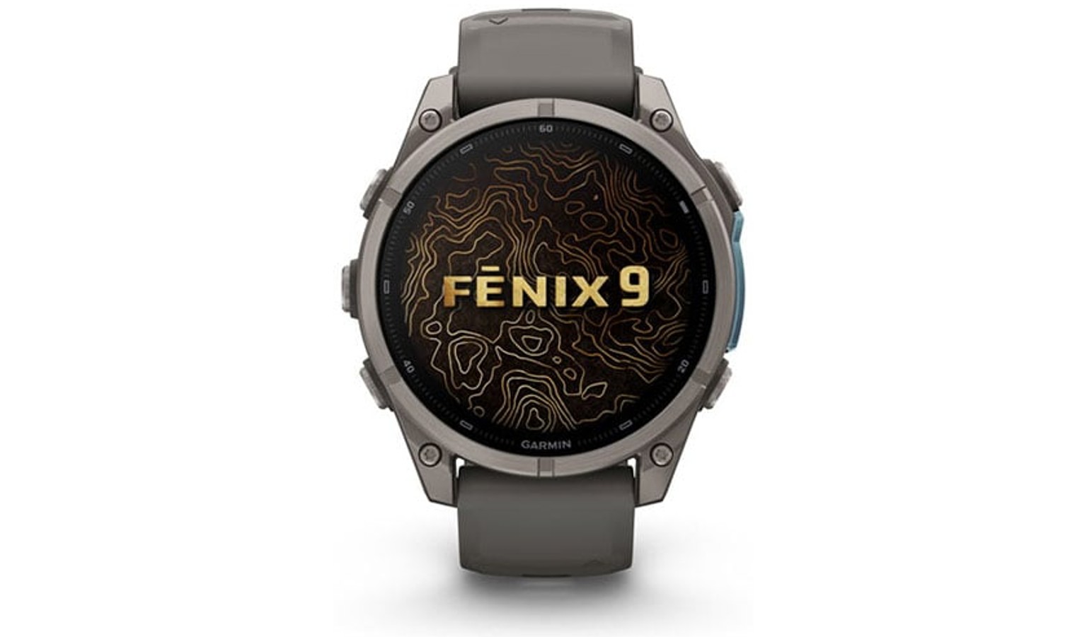 Garmin fēnix 9 - 47mm GPS Smartwatch - Titanium with Pebble Gray Silicone Band (GM-010-04762-05)_1