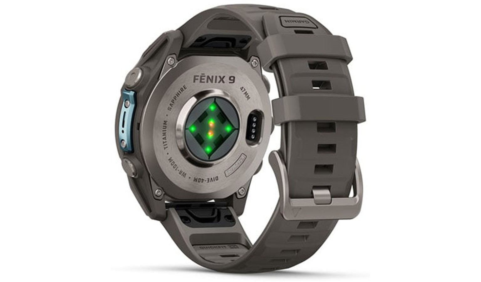 Garmin fēnix 9 - 47mm GPS Smartwatch - Titanium with Pebble Gray Silicone Band (GM-010-04762-05)_4