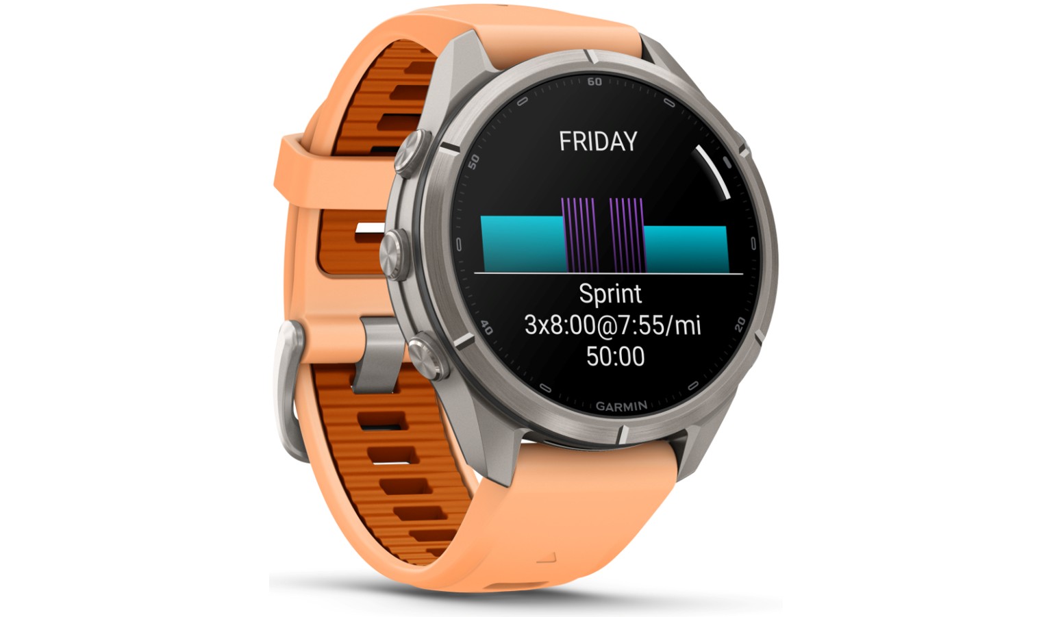 Garmin fēnix 9 Pro - 43mm GPS Smartwatch - Titanium with Shell Pink/Autumn Orange Silicone Band (GM-010-04335-97)_30