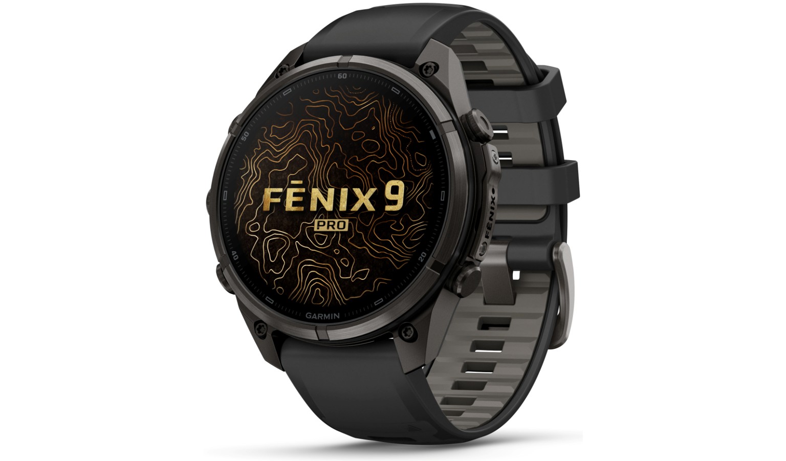 Garmin fēnix 9 Pro - 47mm GPS Smartwatch - Carbon Gray DLC Titanium with Black/Pebble Gray Silicone Band (GM-010-04336-67)_9