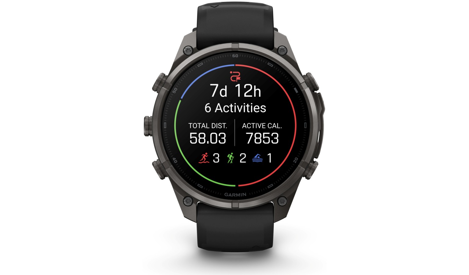 Garmin fēnix 9 Pro - 47mm GPS Smartwatch - Carbon Gray DLC Titanium with Black/Pebble Gray Silicone Band (GM-010-04336-67)_18