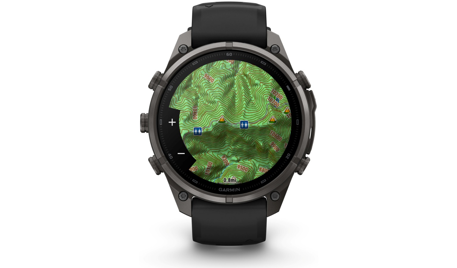 Garmin fēnix 9 Pro - 47mm GPS Smartwatch - Carbon Gray DLC Titanium with Black/Pebble Gray Silicone Band (GM-010-04336-67)_25
