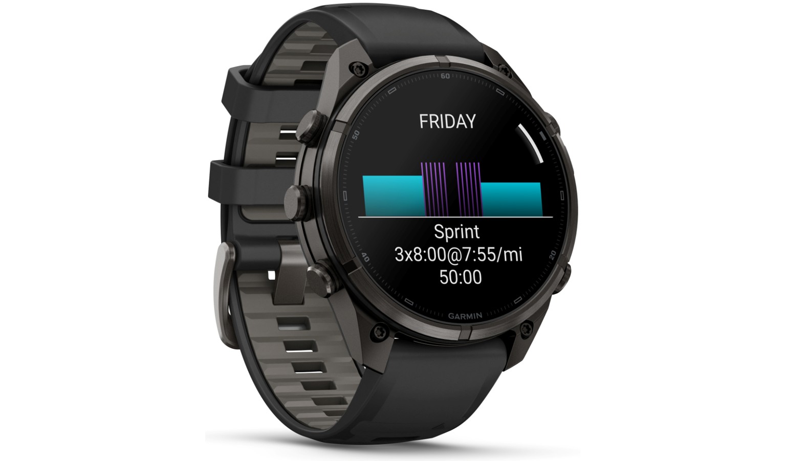 Garmin fēnix 9 Pro - 47mm GPS Smartwatch - Carbon Gray DLC Titanium with Black/Pebble Gray Silicone Band (GM-010-04336-67)_30