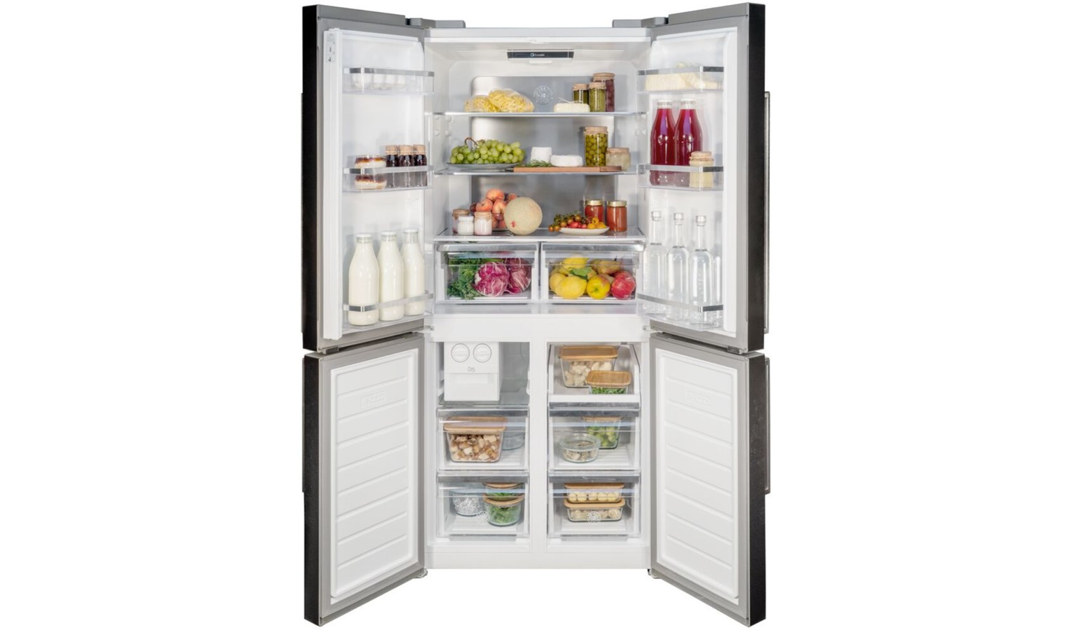 Bertazzoni Professional Series 84cm 4-Door Freestanding Cross-Door Refrigerator - Stainless Steel (RCD84F4FXNC/24)_1