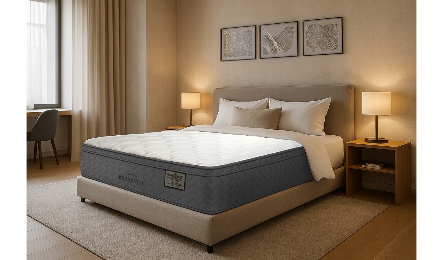 King Koil Royale Berryville Pocketed Spring Mattress - Single Size
