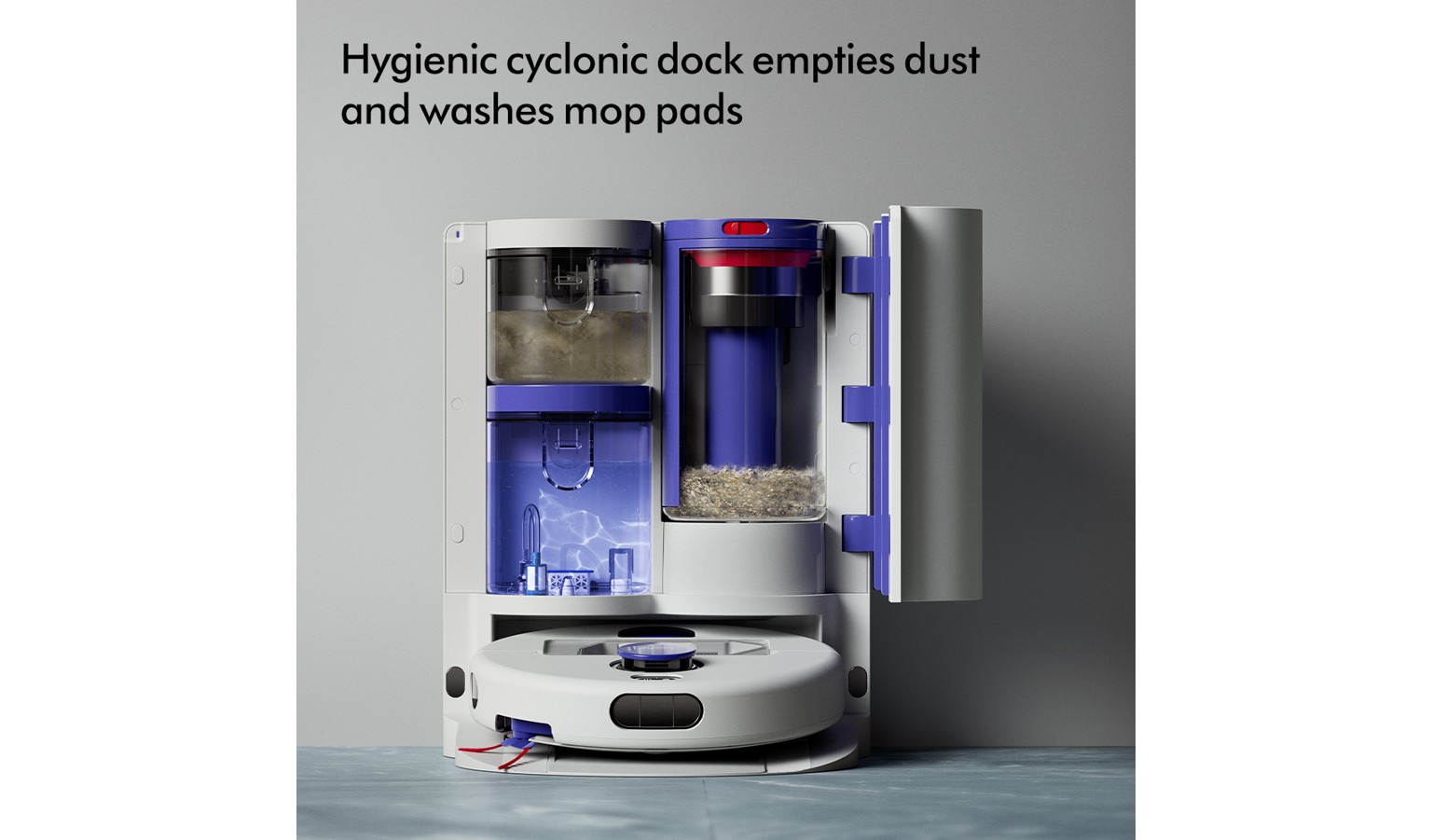 Dyson R2 Nurovi™ Wash+Dry Robot Vacuum Cleaner - Light Grey / Vinca Blue (664879-01)_8