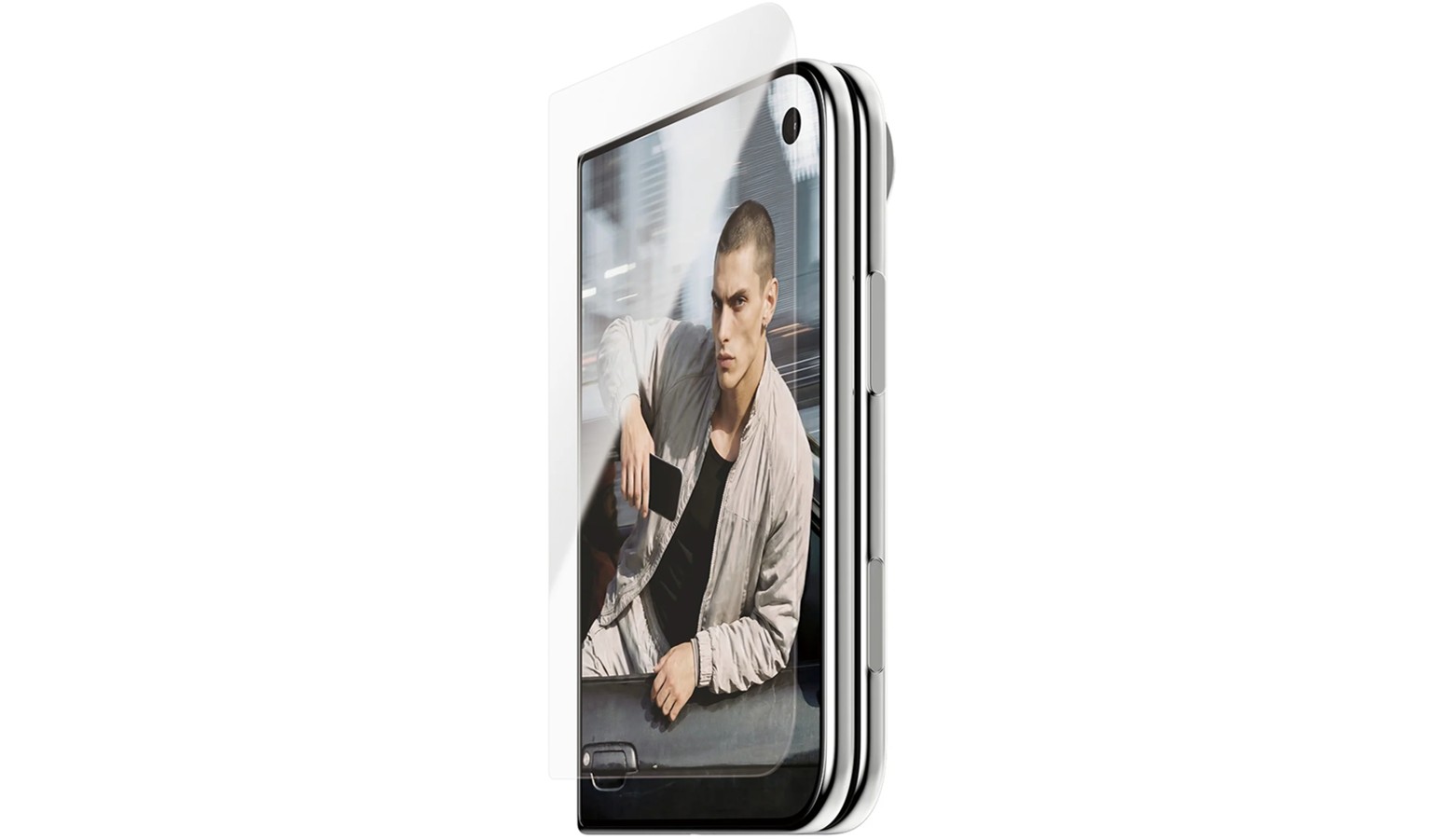 PanzerGlass iPhone Duo Frame Fit Front Screen Protector with EasyAligner - Clear (PZG-SA78528)_2