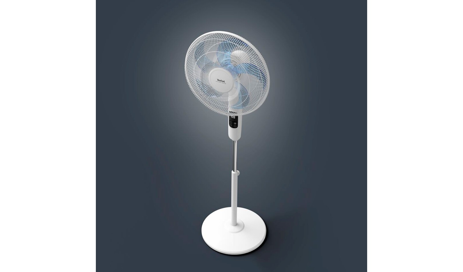 Tefal 16-inch Turbo Silence DC Adjustable Stand Fan - White (VF5450)_2