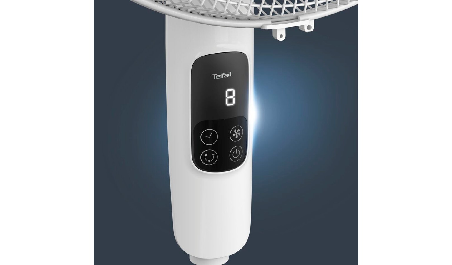 Tefal 16-inch Turbo Silence DC Adjustable Stand Fan - White (VF5450)_6