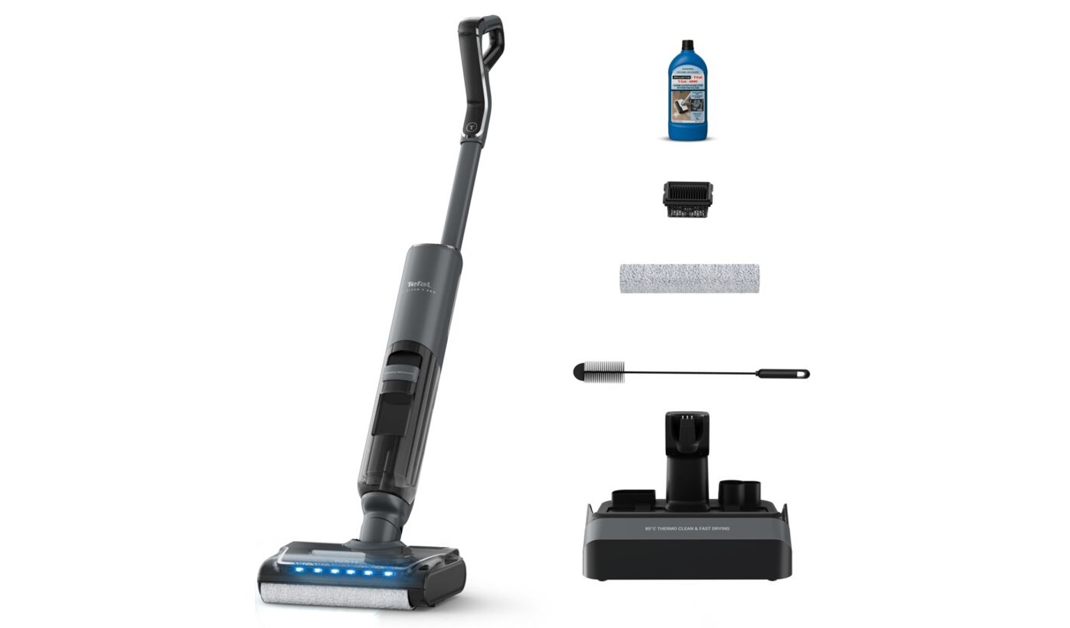 Tefal X-Clean 7 Pro Smart Cordless Wet & Dry Vacuum Cleaner - Black/Grey (GF5856)