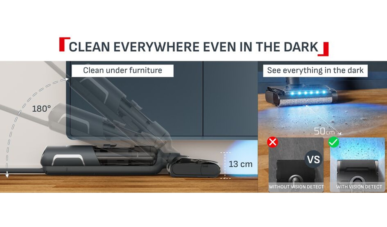 Tefal X-Clean 7 Pro Smart Cordless Wet & Dry Vacuum Cleaner - Black/Grey (GF5856)_2
