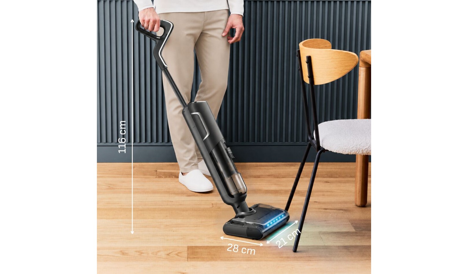 Tefal X-Clean 7 Pro Smart Cordless Wet & Dry Vacuum Cleaner - Black/Grey (GF5856)_8