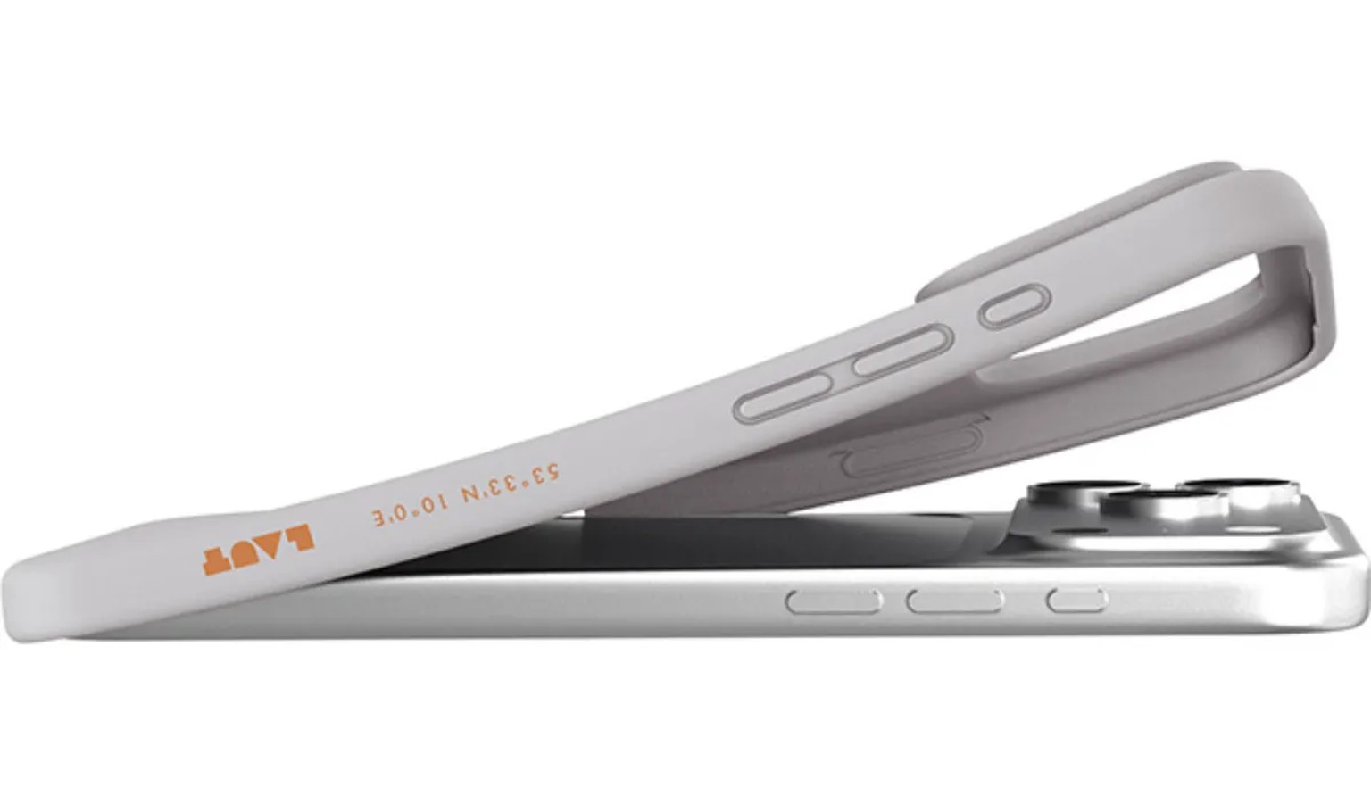 Laut Huex Slim iPhone 18 Pro Max MagSafe Case - Concrete Grey (L_IP26D_HS_GY)_2
