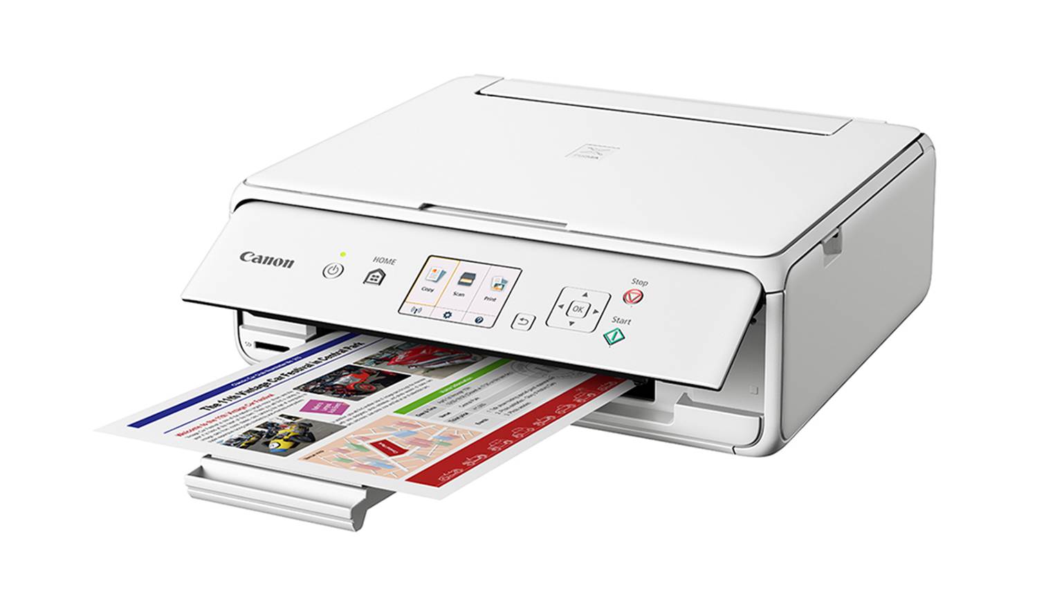 Canon Pixma TS5070 AllInOne Printer White Harvey Norman Singapore