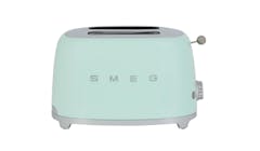 Smeg TSF01PGUK 50's Retro Style Aesthetic Toaster - Pastel Green-01