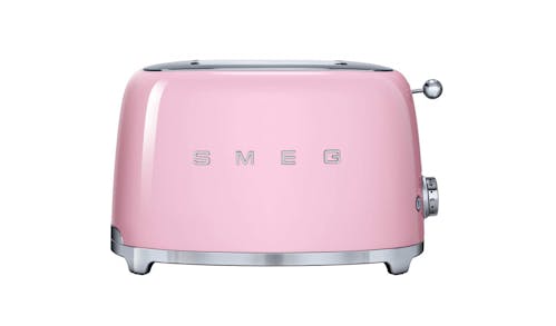 Smeg TSF01PKUK 50's Retro Style Aesthetic Toaster - Pink