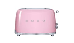 Smeg TSF01PKUK 50's Retro Style Aesthetic Toaster - Pink-01