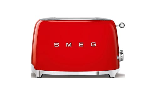 Smeg TSF01RDUK 50's Retro Style Aesthetic Toaster - Red-01