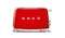Smeg TSF01RDUK 50's Retro Style Aesthetic Toaster - Red-01
