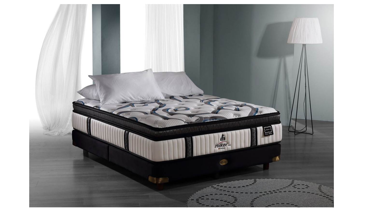 Hilker DEISTER Queen Size Latex Pocketed Spring Mattress (also