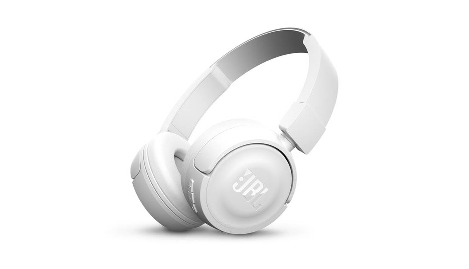 JBL T450 Bluetooth On-Ear Headphones - White | Harvey Norman Singapore