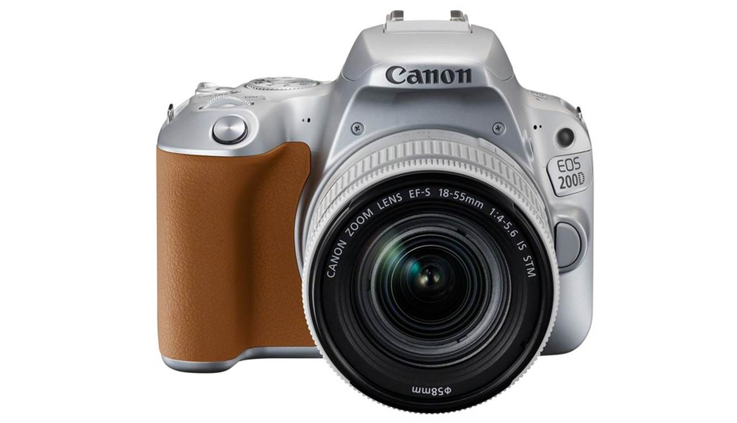 Canon EOS200D DSLR Camera with 1855mm Lens Kit Silver Harvey