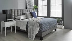 Atherton Queen Size Bed Frame in Fabric Upholstery