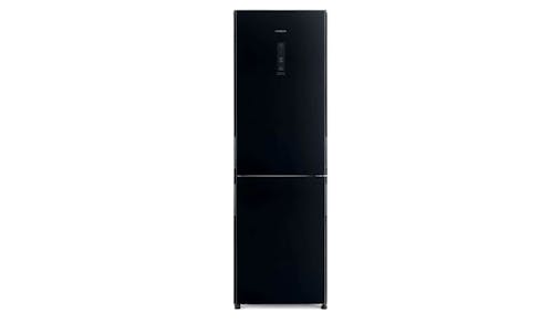 Hitachi (R-BG415P6MSX) 330L Bottom Freezer 2 Door Refrigerator - Glass Black