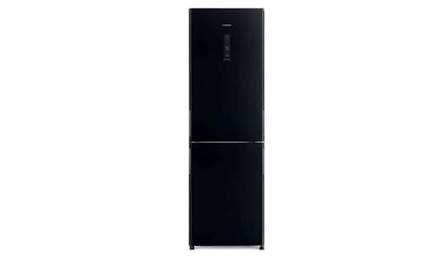Hitachi R-BG415P6MSX (Nett 330L) 2 Door Refrigerator - Glass Black