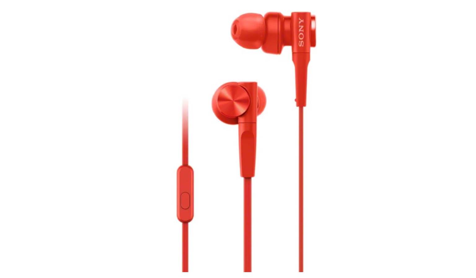 sony earbuds red