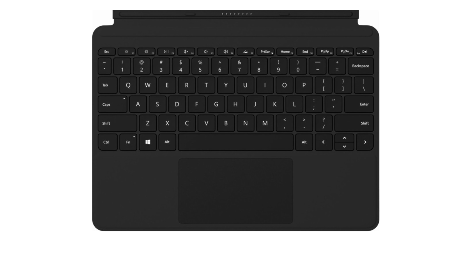 Microsoft Cover con Tastiera Nera per Surface Pro 4