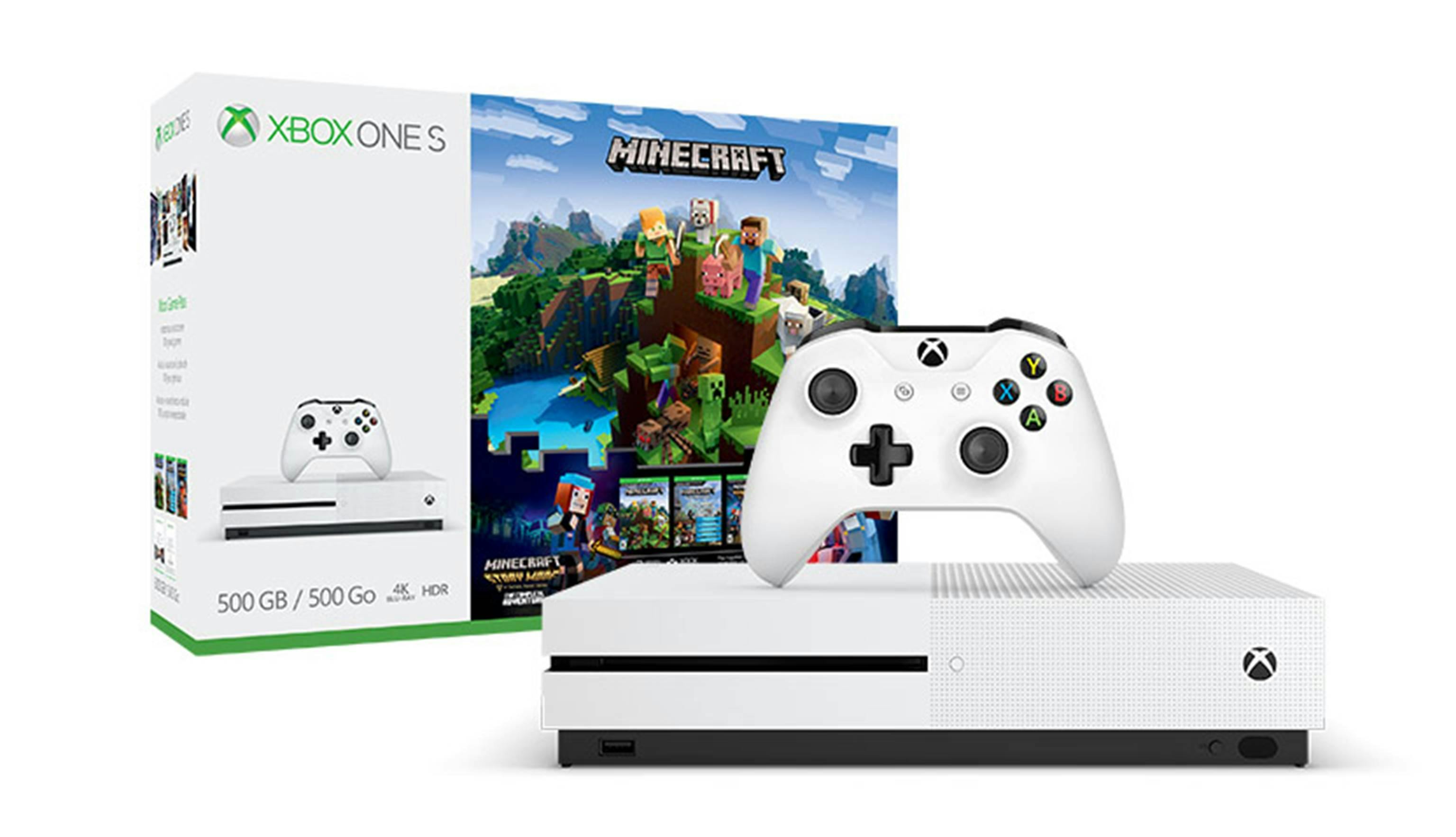 Xbox One S 1TB Console - Minecraft Bonus Bundle  Harvey 