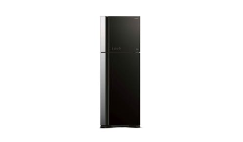 Hitachi Big 2 (R-VG690P7MS-GBK) 550L 2-Door Refrigerator - Glass Black