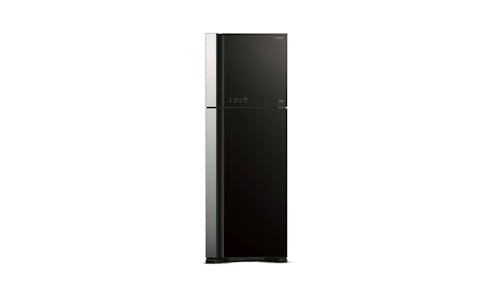 Hitachi Big 2 (R-VG690P7MS-GBK) 550L 2-Door Refrigerator - Glass Black