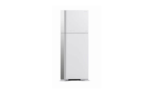 Hitachi Big 2 (R-VG690P7MS-GPW) 550L 2-Door Refrigerator - Glass Pure White