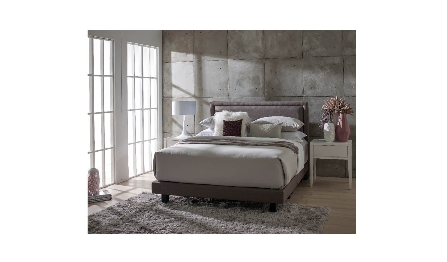 Bergen Bed Frame Queen Size Harvey Norman Singapore