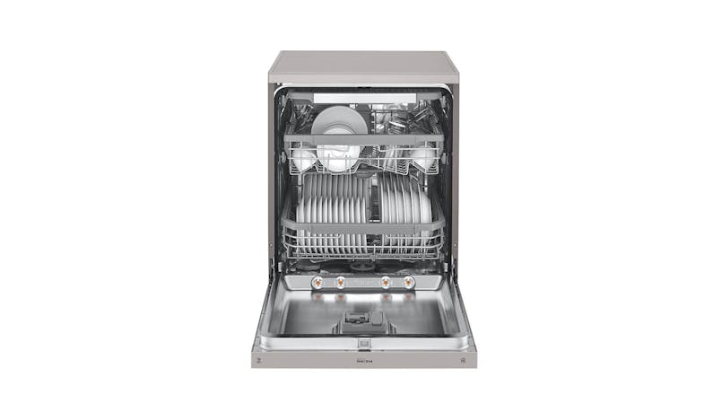 LG DFB425FP QuadWash Steam Dishwasher - Front Inner
