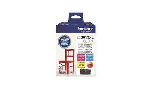 Brother LC-3619CL 3-Pack Ink Cartridge-CMY-001