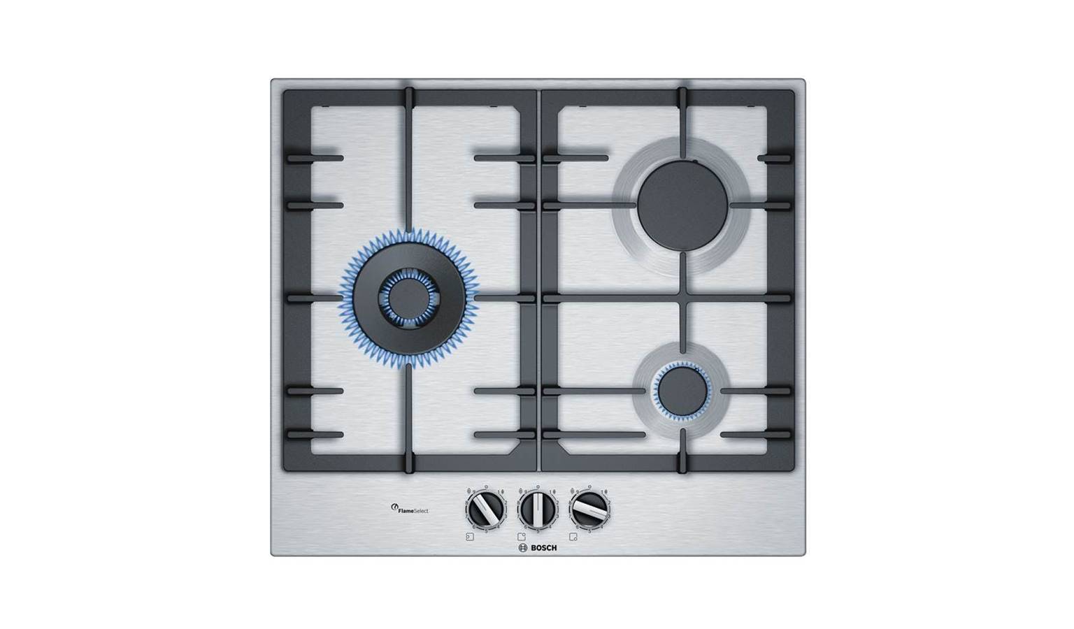 Bosch Gas Hob Serie 6 60cm-Stainless Steel-01