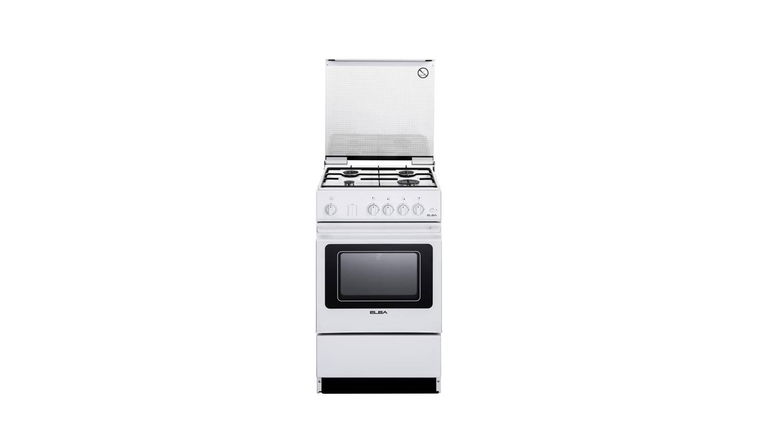 Elba EEC536 WH 37L Standing Cooker - White-01